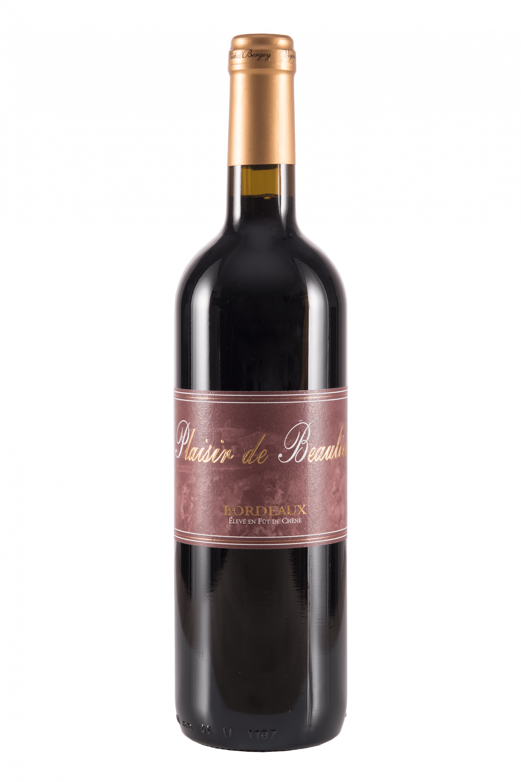 plaisir de beaulieu vignobles michel bergey bordeaux fut de chêne hve